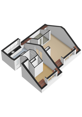 Floorplan - Jutfaseweg 219K, 3522 HS Utrecht